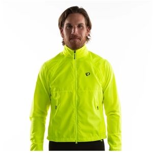 Pearl Izumi quest barrier convertible neon yellow large men cycling jacket